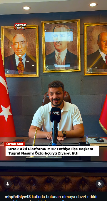 Ortak Akıl Platformu'ndan MHP Fethiye İlçe Başkanı Öztürkçü'ye Ziyaret